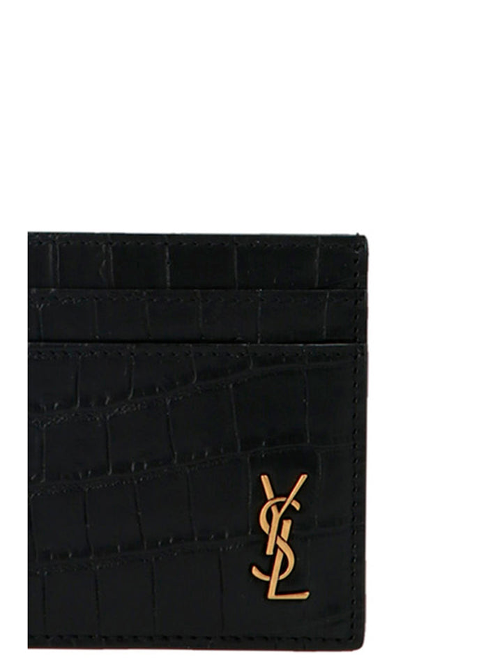 Tiny Cassandre Wallets, Card Holders Black