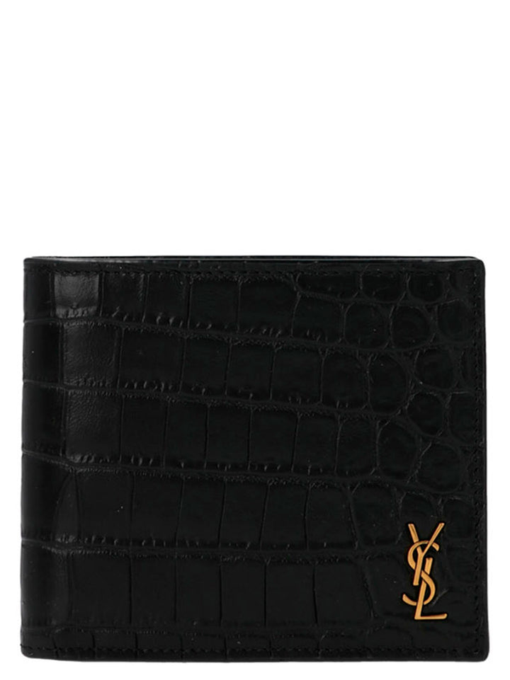 Saint Laurent Monogram East/West Wallets and Card Holders - Black | fecb64206b0cdadc4ebd797adb0f7dd4598cbd22