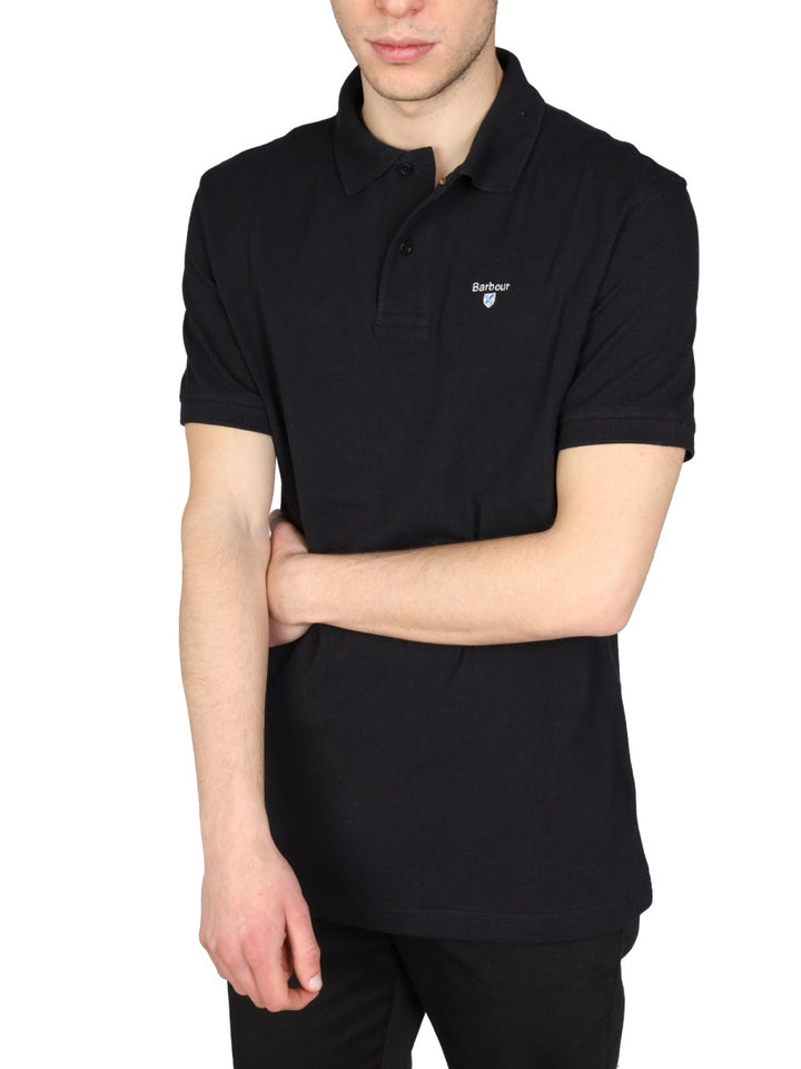 Barbour Polo - Black | Wanan Luxury