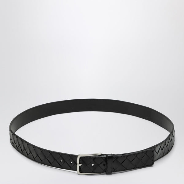 Black Inrecciato Belt