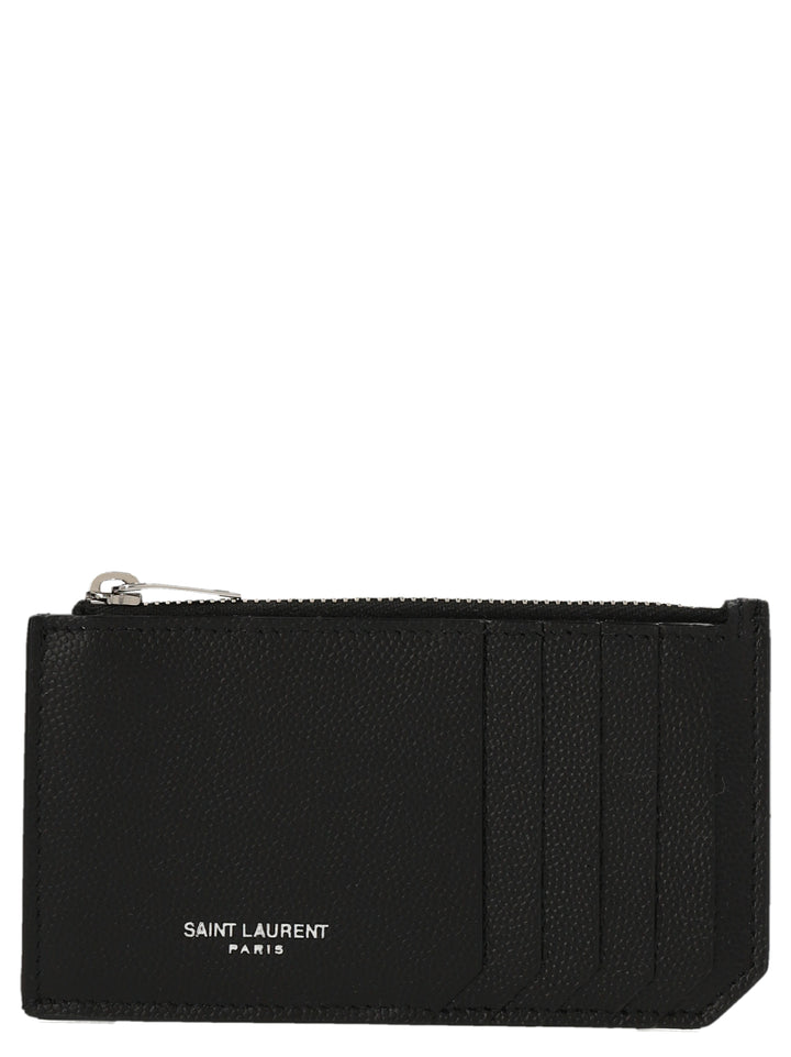 Saint Laurent Fragments Wallets and Card Holders - Black | 44c5c1e4e008ff656f812bcb4f74514ca5b61565
