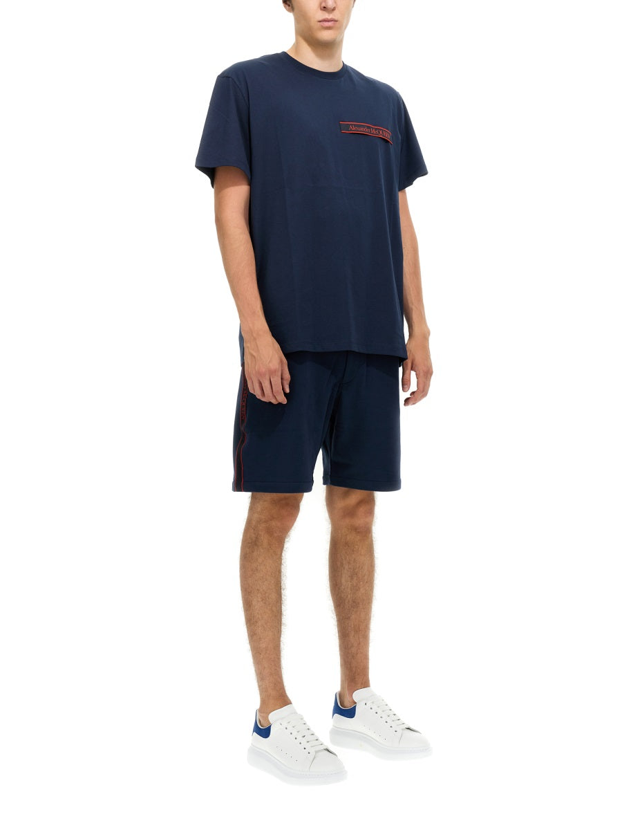 Alexander McQueen Shorts - Blue | Wanan Luxury