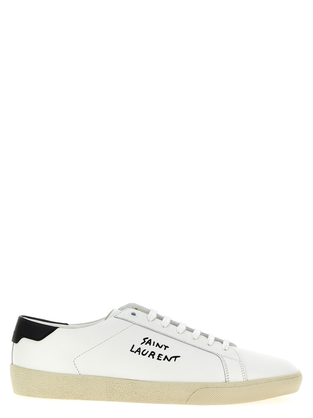 Saint Laurent Court Sl/06 Sneakers - White/Black | a1a13ef4b79467bb078ee99dafc27c26e35bea39