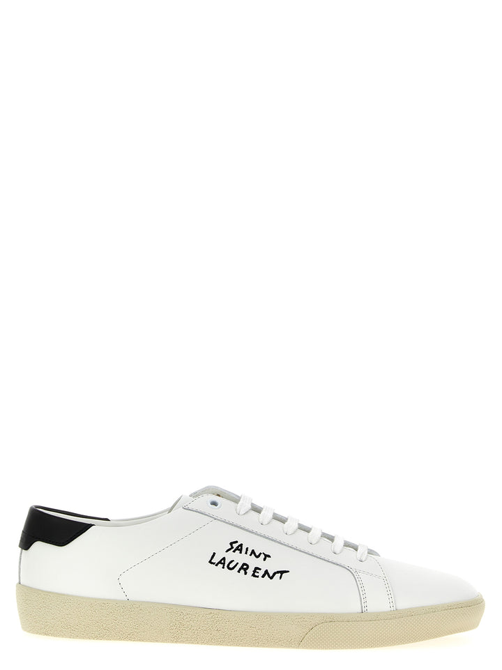 Saint Laurent Court Sl/06 Sneakers - White/Black | a1a13ef4b79467bb078ee99dafc27c26e35bea39