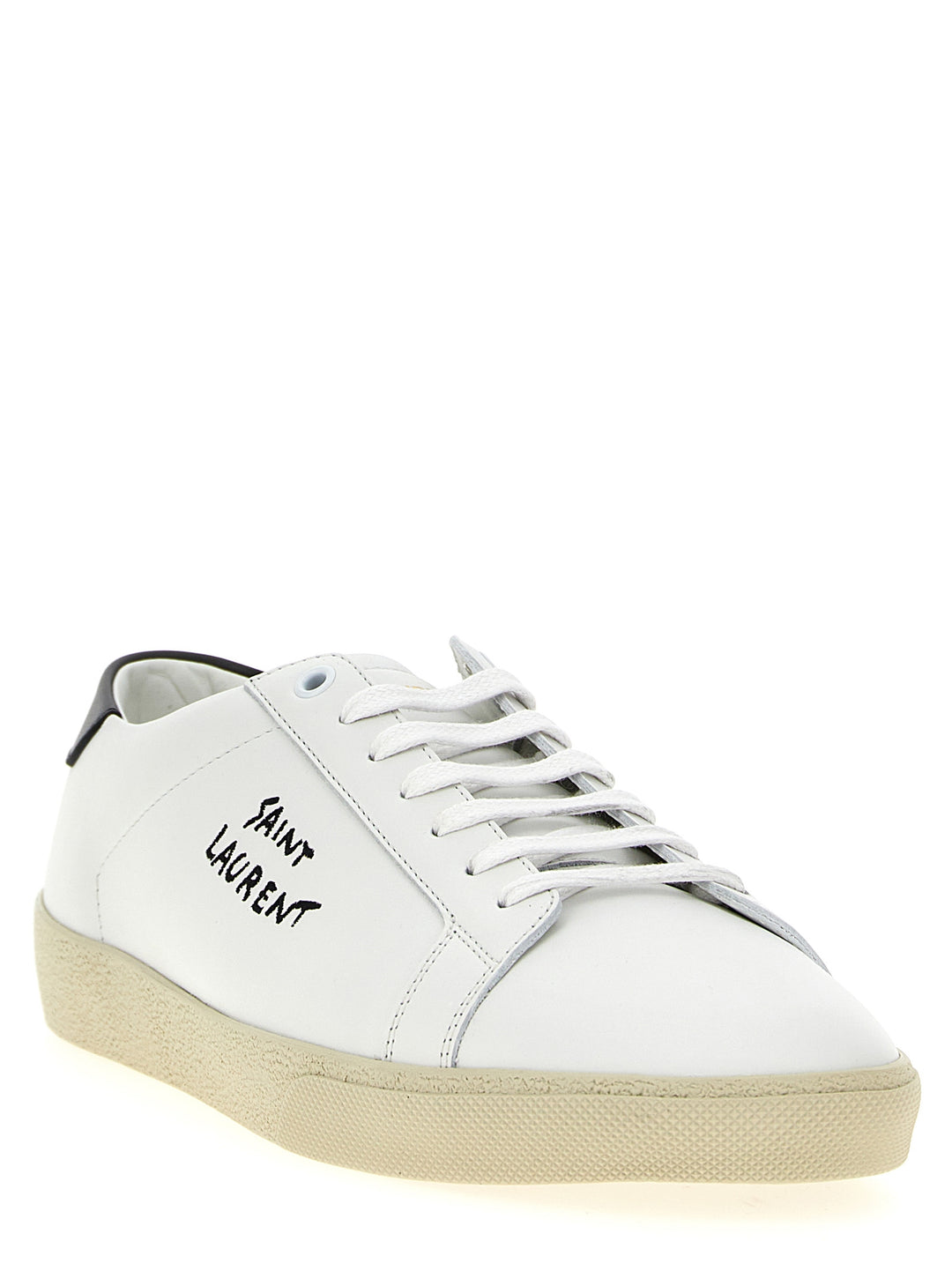 Saint Laurent Court Sl/06 Sneakers - White/Black | 55ed36f6ffe4a7c851e26dabaa710d406967f85d