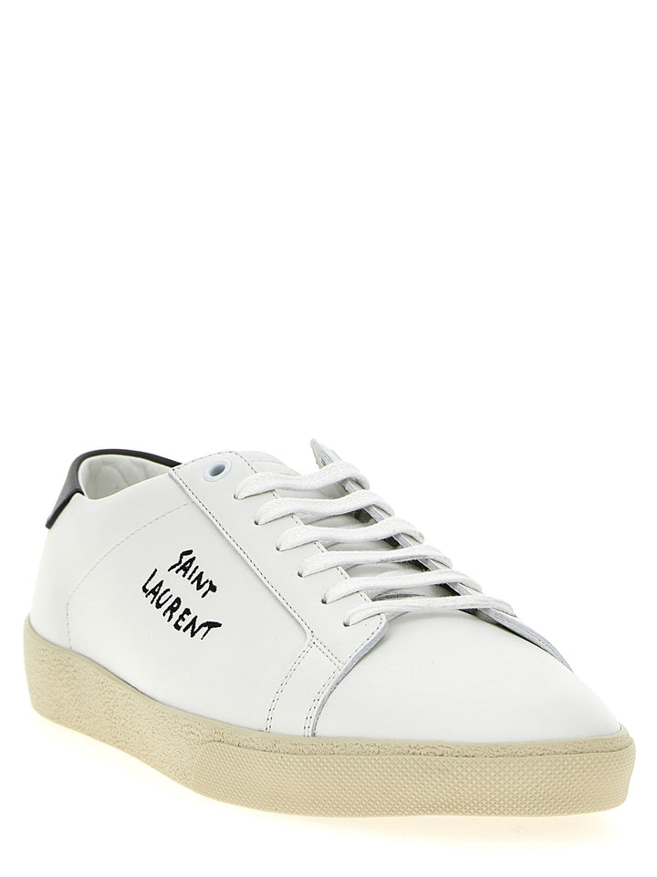 Saint Laurent Court Sl/06 Sneakers - White/Black | 55ed36f6ffe4a7c851e26dabaa710d406967f85d