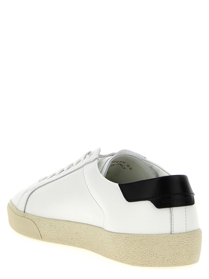 Saint Laurent Court Sl/06 Sneakers - White/Black | 118f4a9e8d3482c42cfceeded21a10f8ea413359