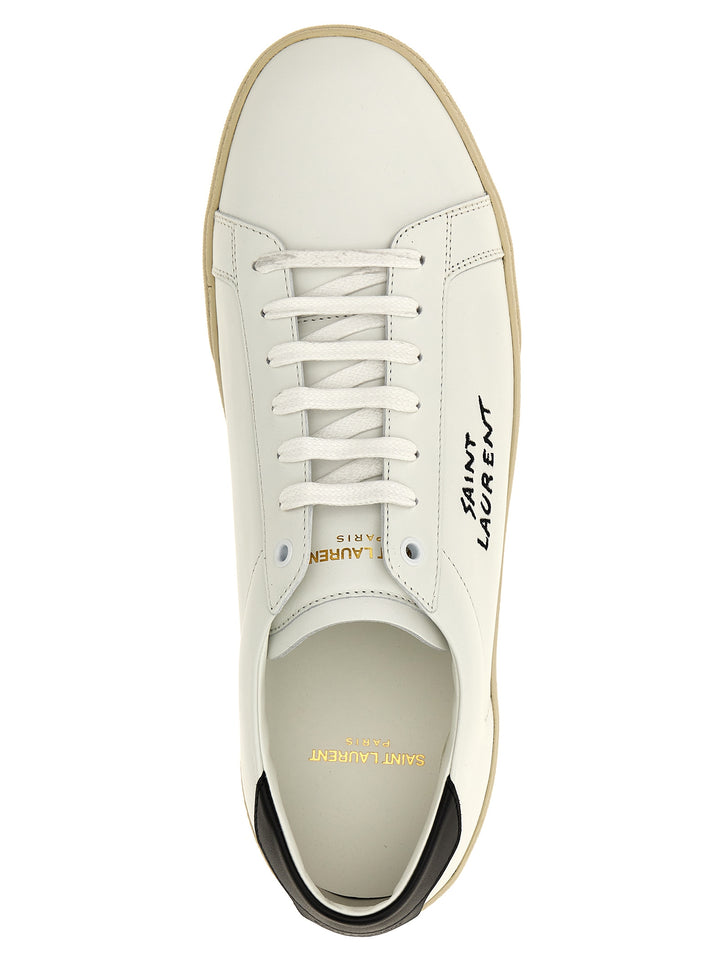 Saint Laurent Court Sl/06 Sneakers - White/Black | 52b7d2aacb50097510c1f5557e904317ad6027eb