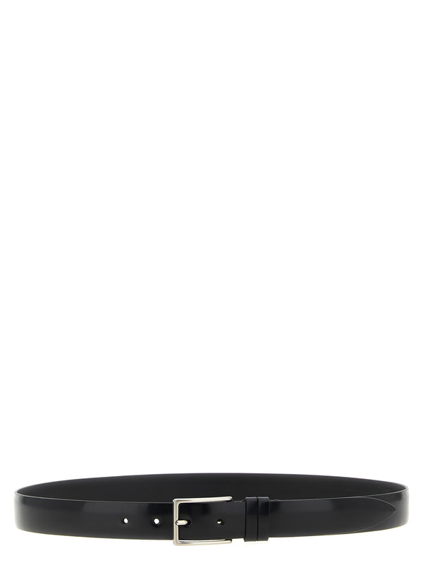 Leather Belt Belts Black