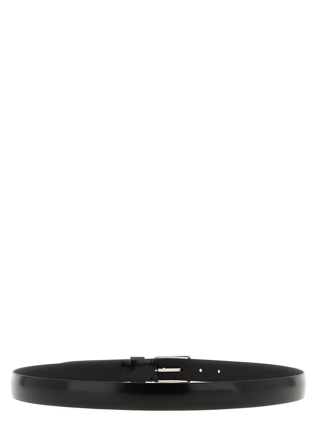 Zerbini Claudio Brushed Leather Belt Belts - Black | 383fee50eefad72010a7015c91ddc92e07745ab1