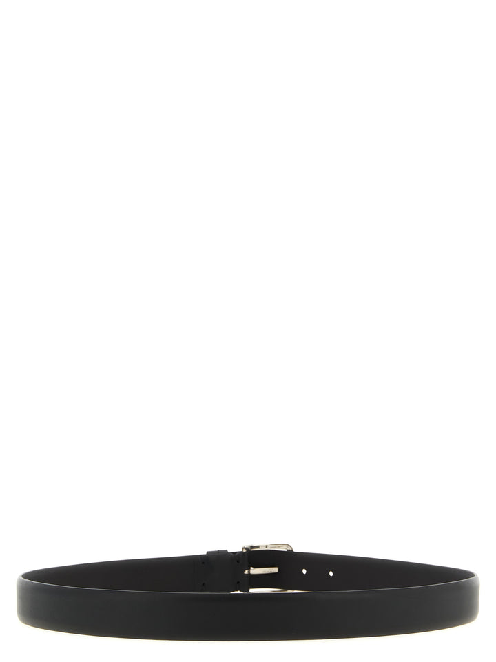 Zerbini Claudio Smooth Leather Belt Belts - Black | 3e5889fc4128379b77d8b11fbc0390571913b19b