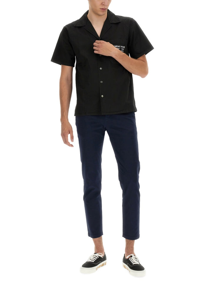 Department 5 Shirts - Black | f80eb65d25d682d53d77b701563091666ff43f49