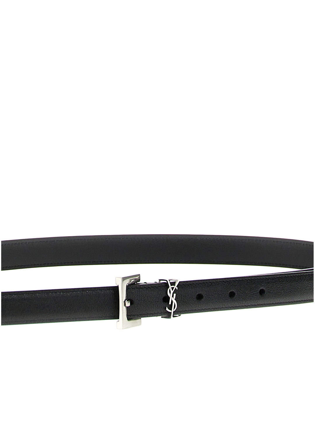 Saint Laurent Cassandre Belts - Black | 3afc19695242d85024b91b2445c627db43b4f8a1