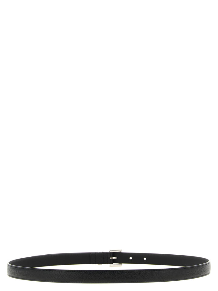 Saint Laurent Tiny Cassandre Belts - Black | c37bc855beffa10799879ee165707bb7447203df