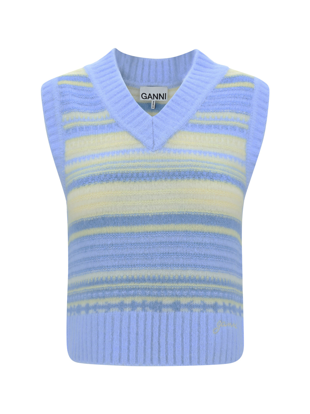 SOFT WOOL STRIPE VEST