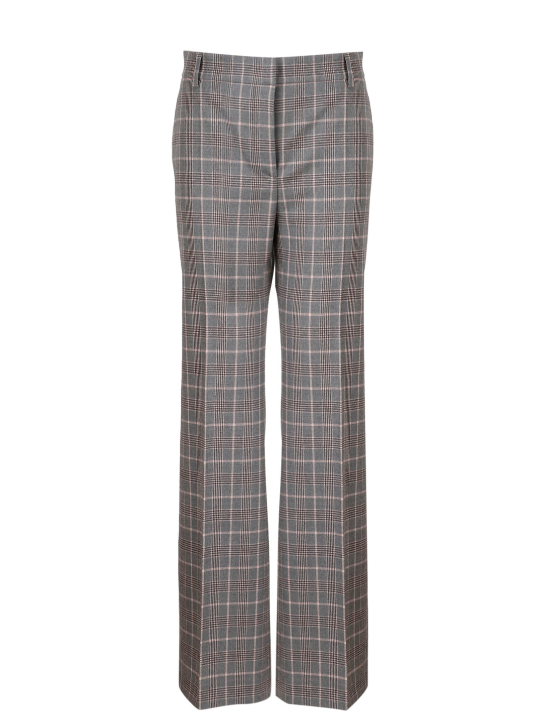 Tartan tailored trousers