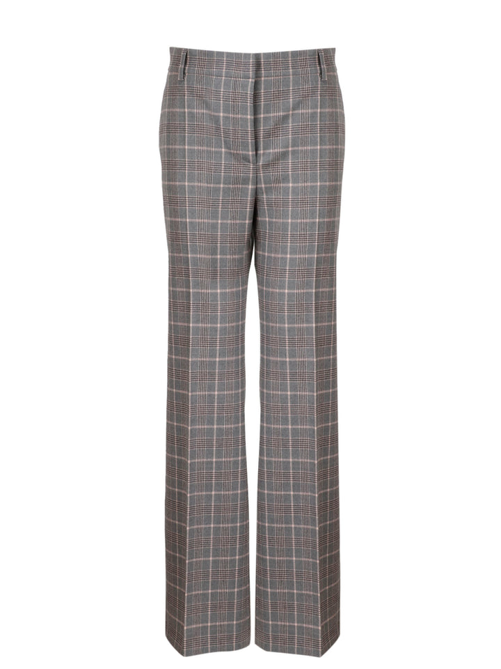 Tartan tailored trousers