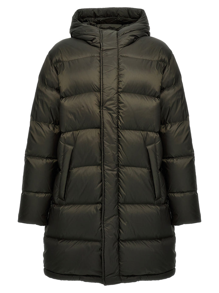 Long Down Jacket Casual Jackets, Parka Green