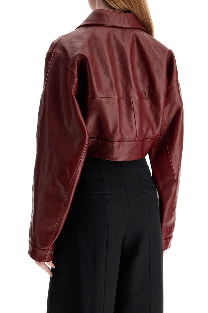 Cropped Leather Jacket 'Sue