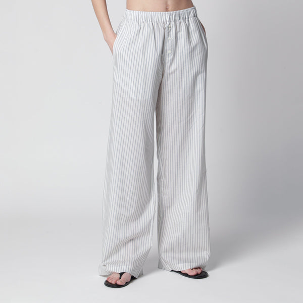 Silk Striped Pajama Trousers