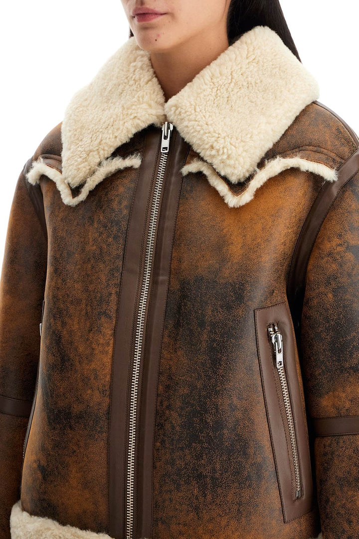 Giacca Lessie In Finto Shearling