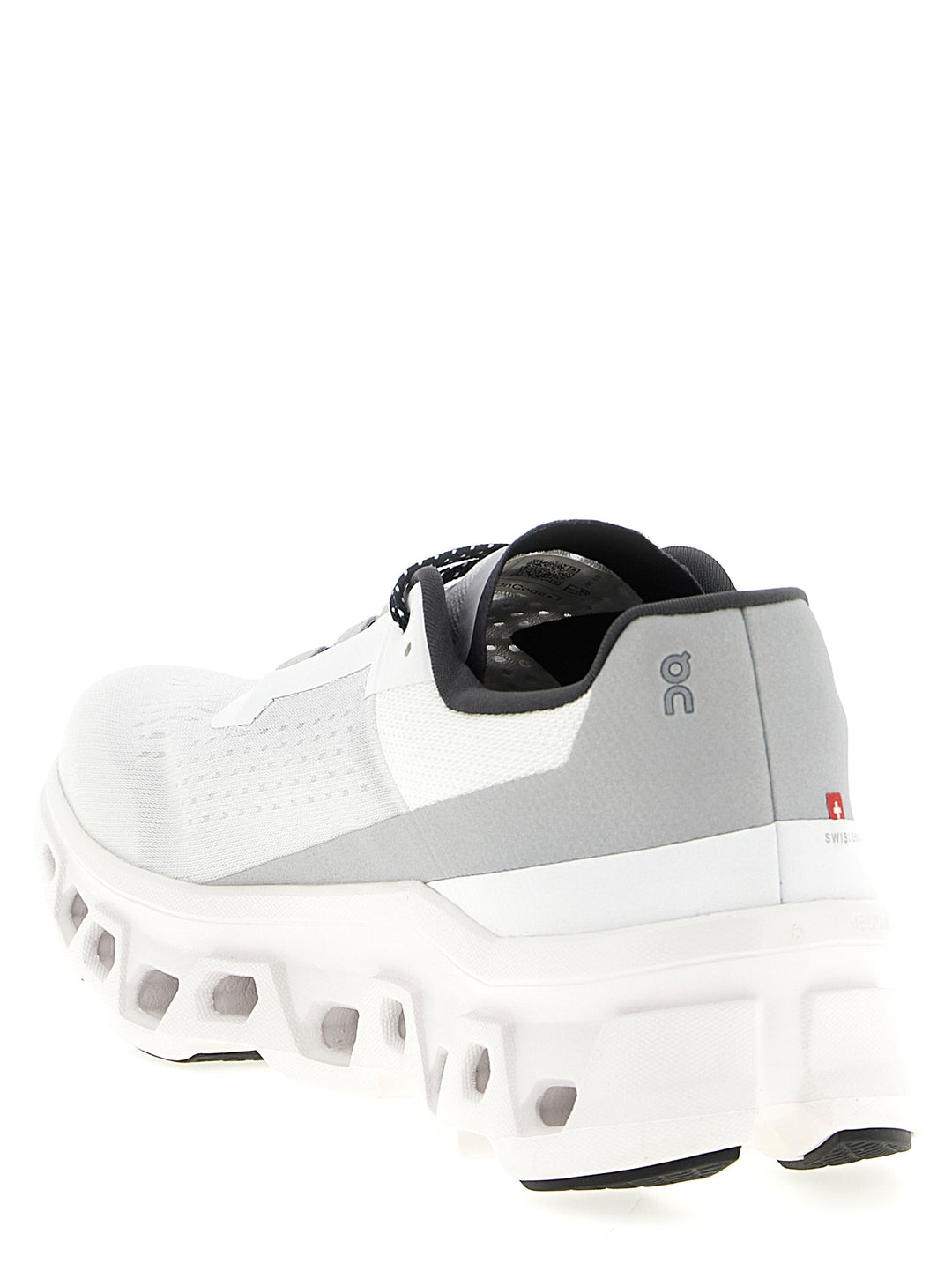 On Cloudmonster Sneakers - White/Black | f1106fcae85fb501b3601a0e575eb3a5ca64f10f