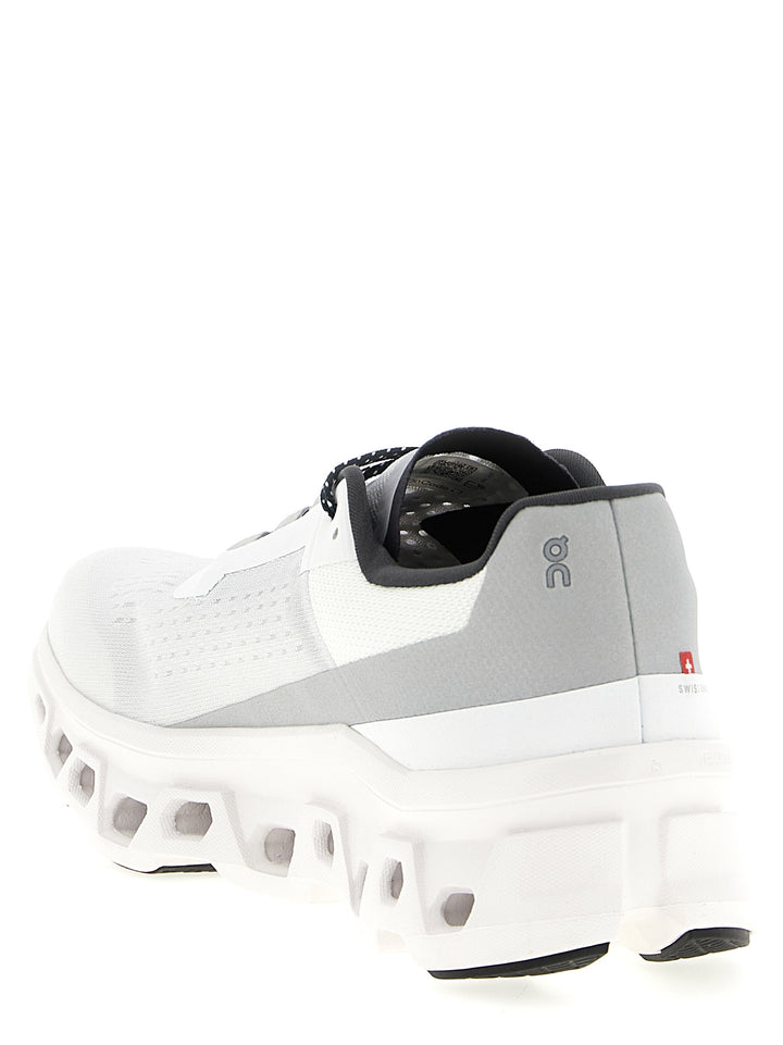 On Cloudmonster Sneakers - White/Black | f1106fcae85fb501b3601a0e575eb3a5ca64f10f