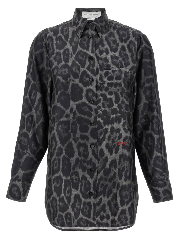 Stella Mccartney Silk Shirt Shirt and Blouse - Gray | 1a8e1e870fc1c6652842dfc29ea2209ef8cf0f9b