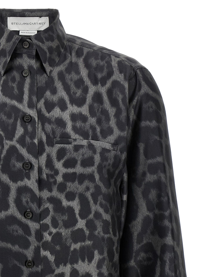 Stella Mccartney Silk Shirt Shirt and Blouse - Gray | b557715bf9438b1d0c1ae0d89d69d7512948a8f5