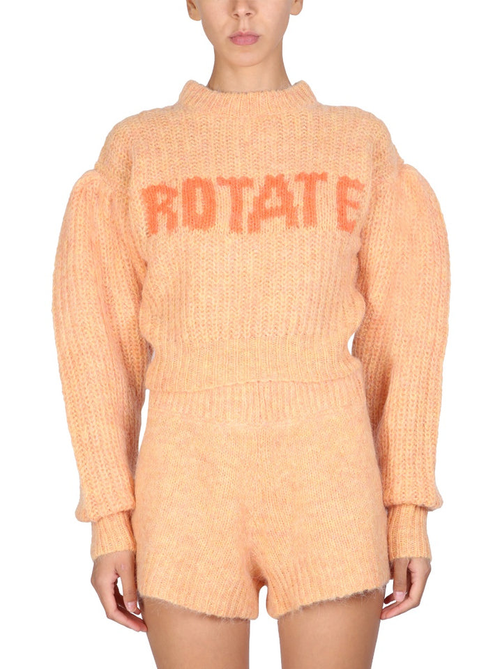Rotate Birger Christensen Sweaters - Orange | Wanan Luxury
