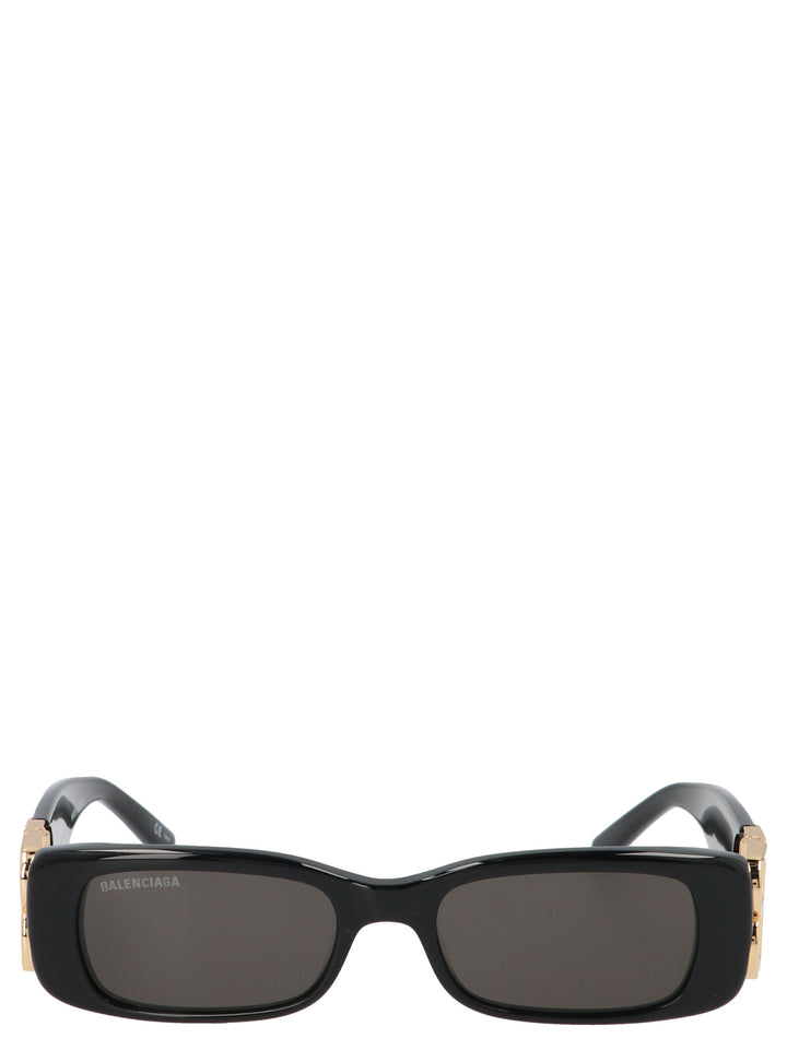 Dynasty Rectangle Sunglasses Black