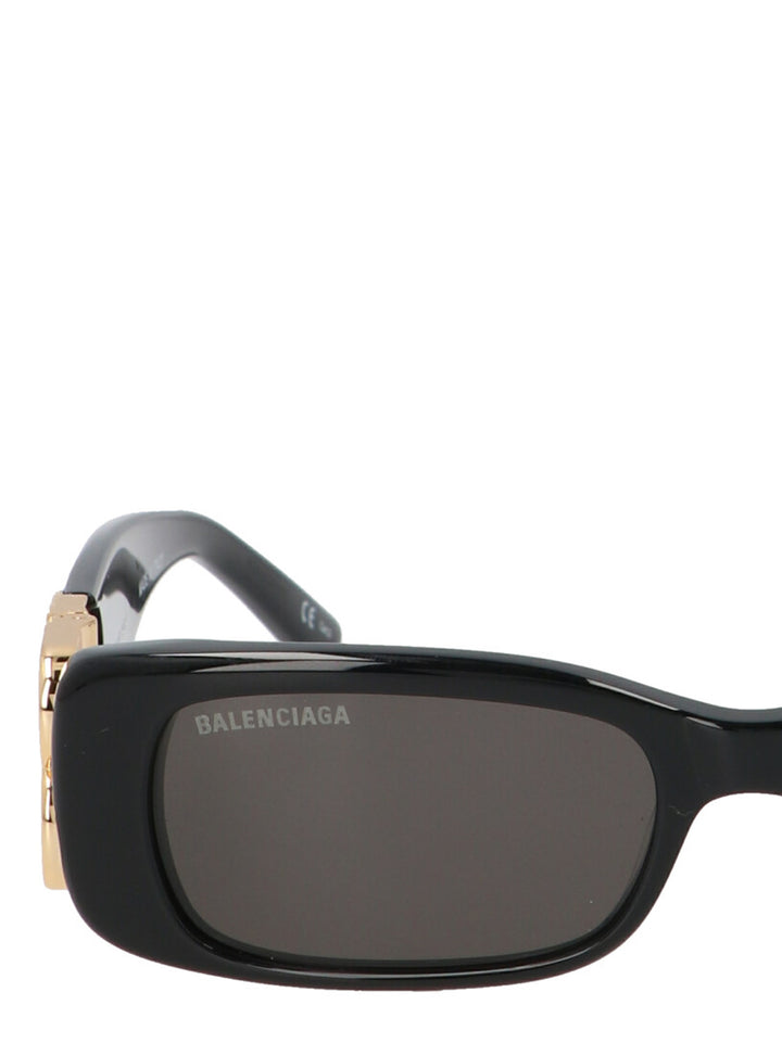 Dynasty Rectangle Sunglasses Black