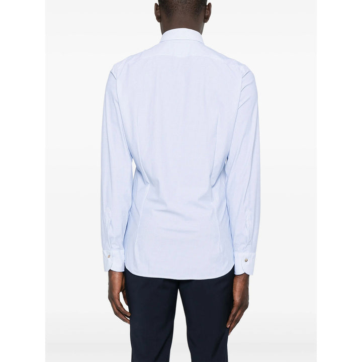Mazzarelli Shirts - White, Blue | 4379ef2a41408cf5e9f93ea8bebe853208f5c716