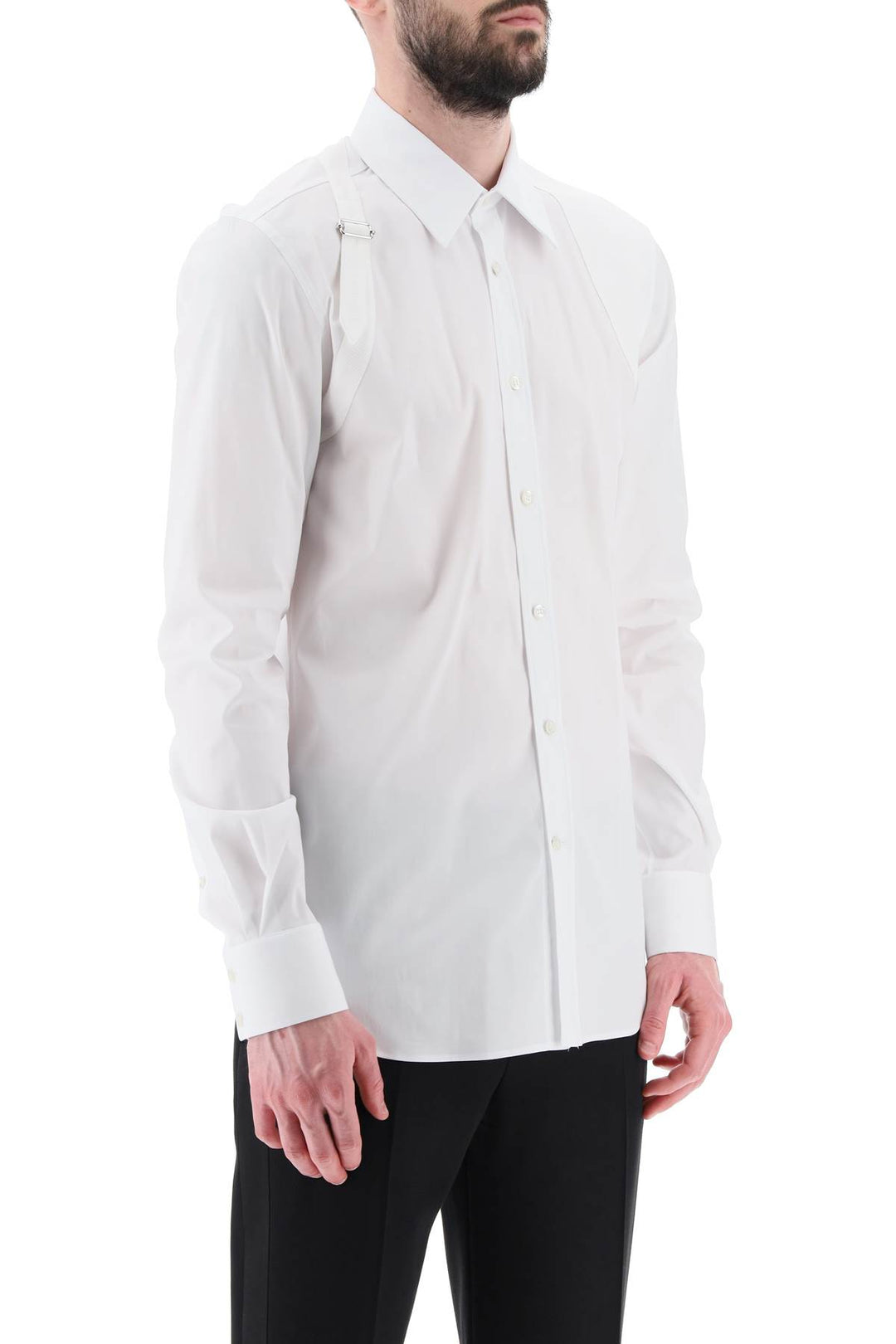 Harness Shirt In Stretch Cotton