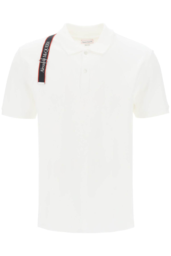 Harness Polo Shirt In Piqué With Selvedge Logo