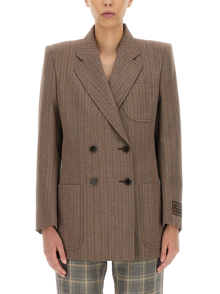 Gucci Jackets - Brown | a1d32f63883f65ecdbef05ecda6e7761b7742a6a