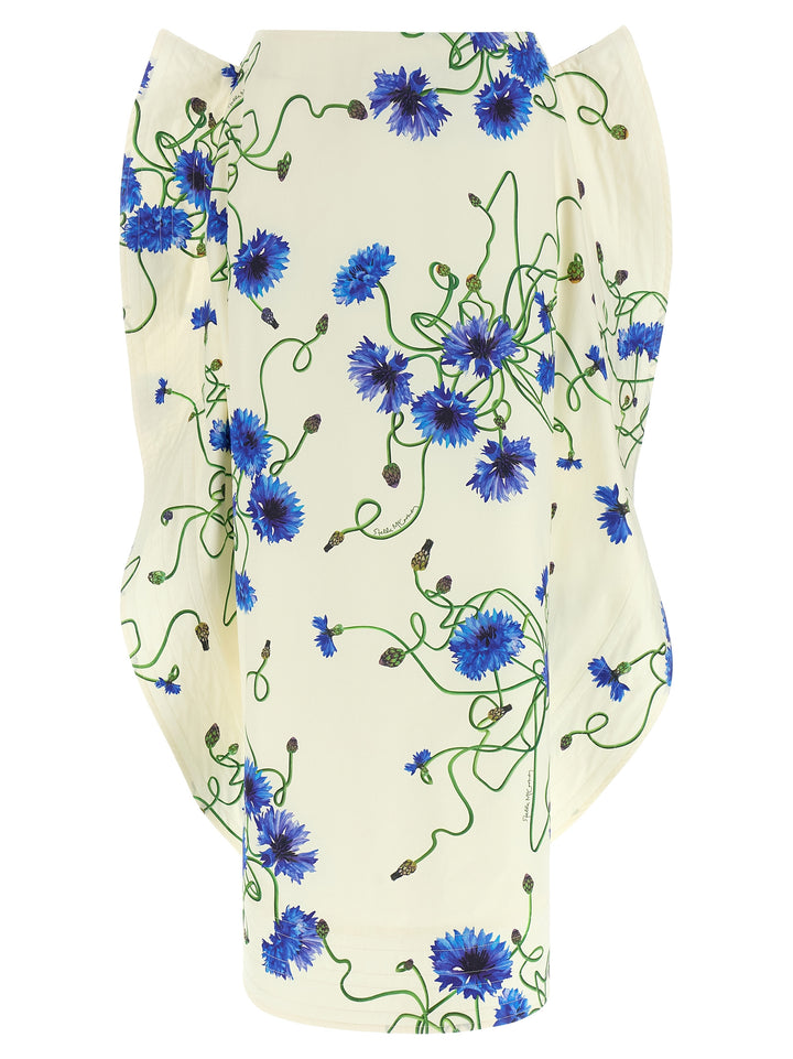 Stella Mccartney Ruffled Skirt Skirts - Blue | 080504225153bc531c279cb70f2f7eb155f5c656