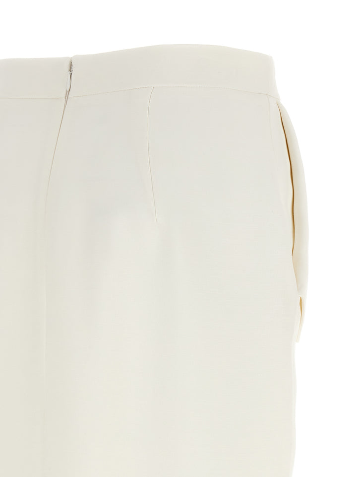Stella Mccartney High Waist Skirt Skirts - White | c93066b9582357c7b69b6fc2930501adbdbb8193