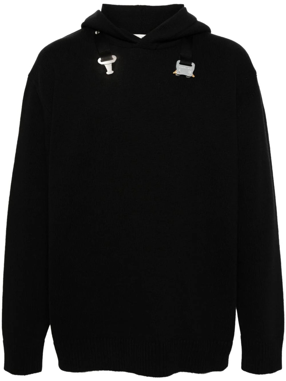 Cotton sweatshirt with buckle detail