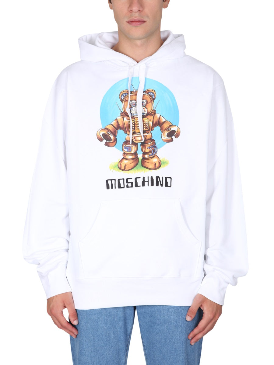 Moschino Sweatshirts - White | Wanan Luxury