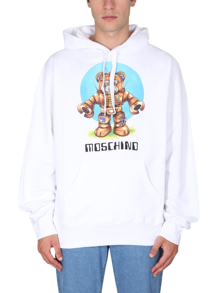 Moschino Sweatshirts - White | Wanan Luxury
