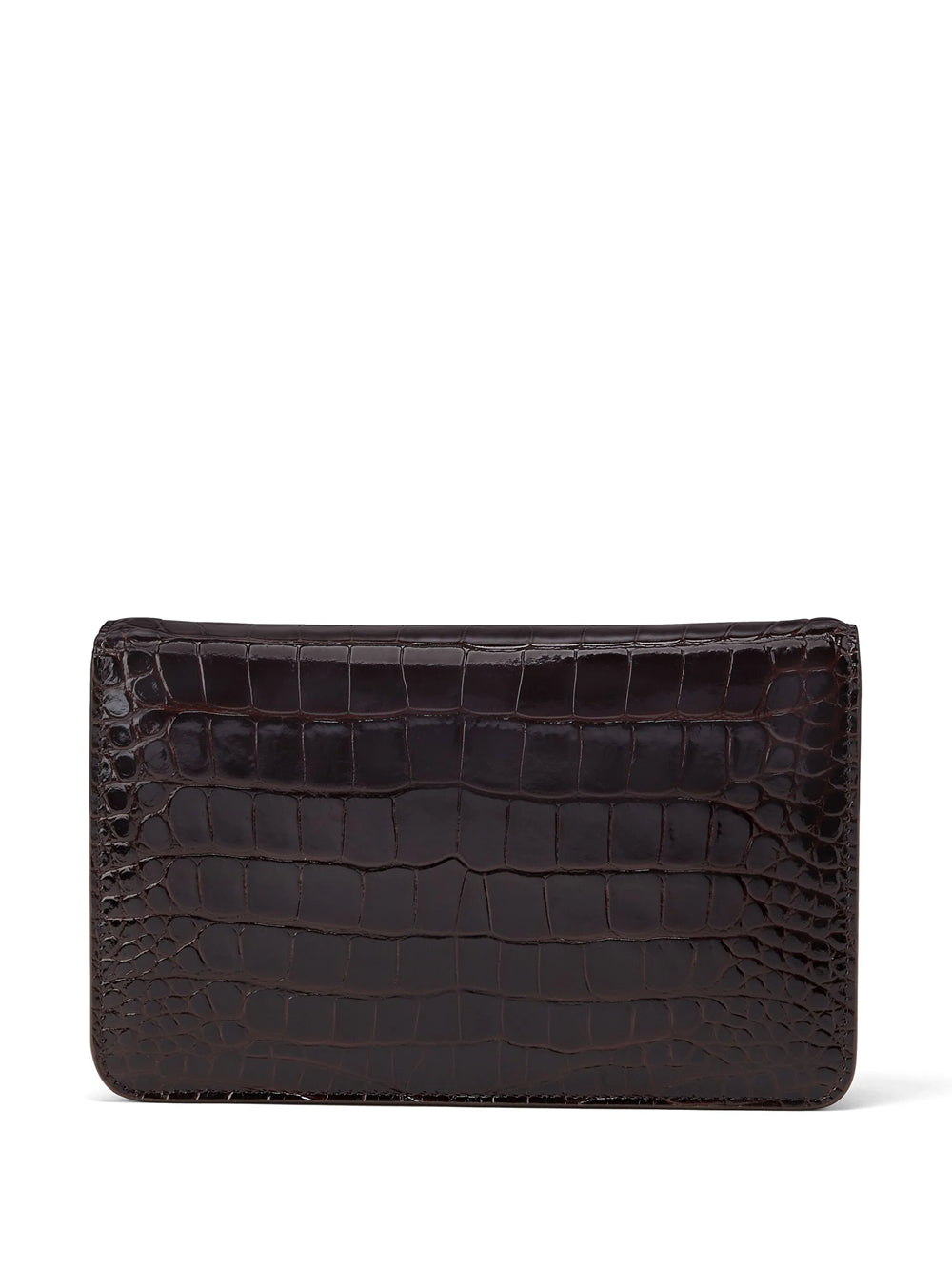 Whitney shoulder bag with crocodile effect