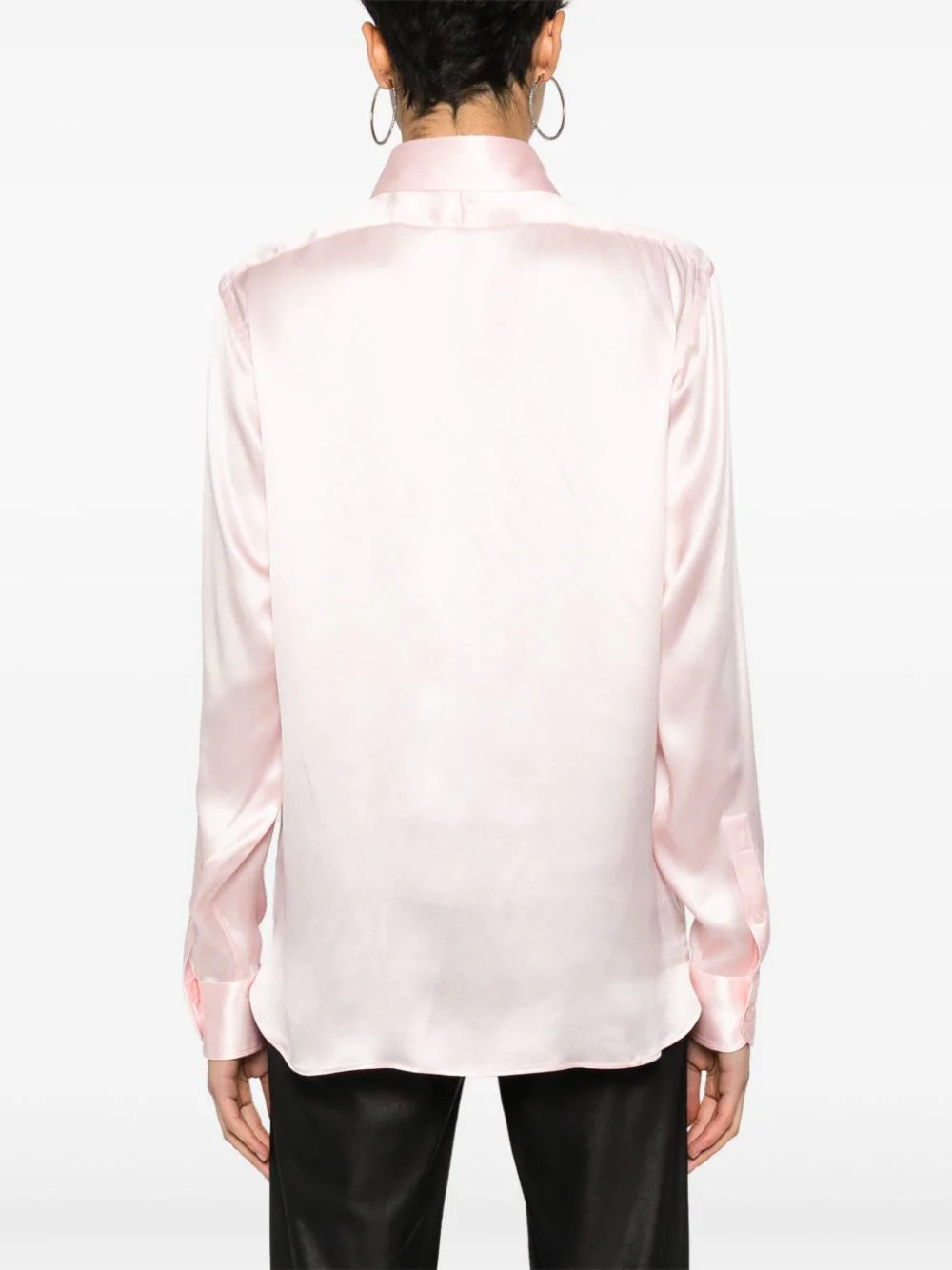 silk satin shirt