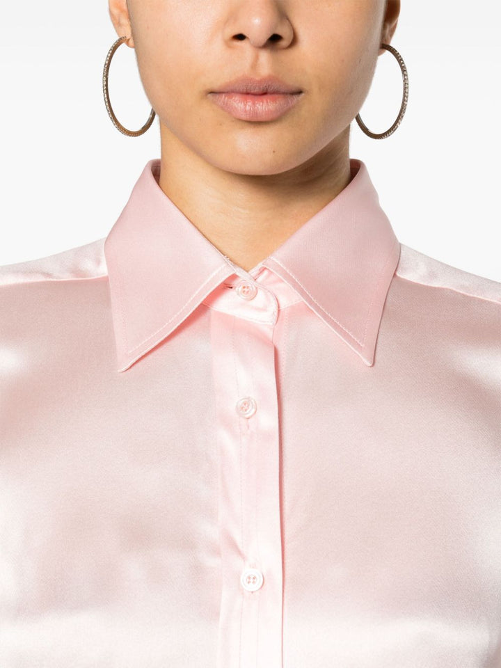 silk satin shirt