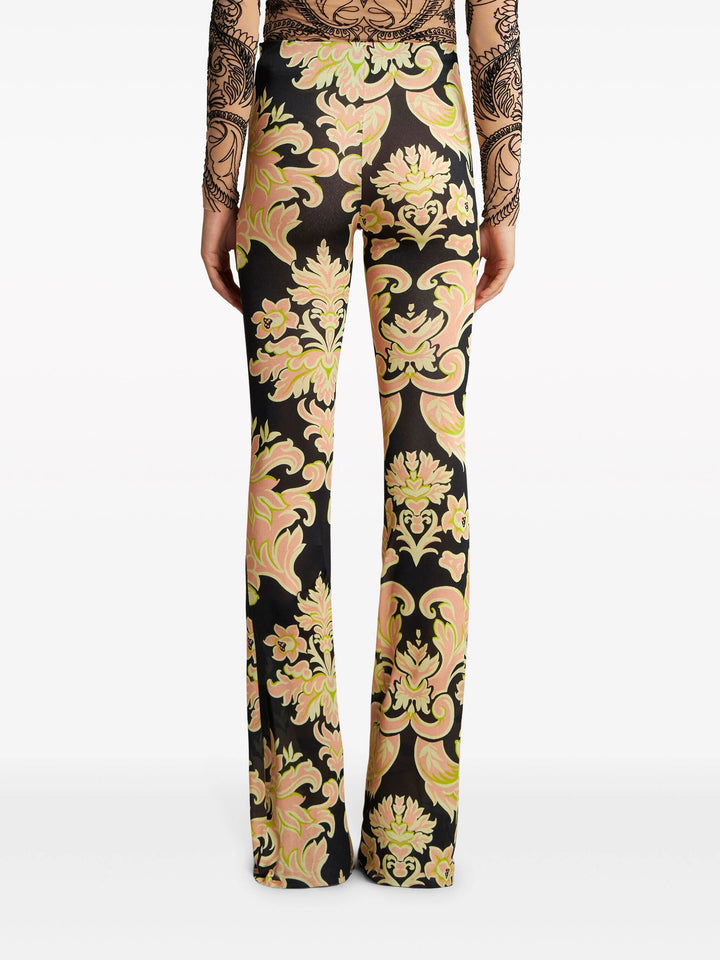 High-waisted trousers