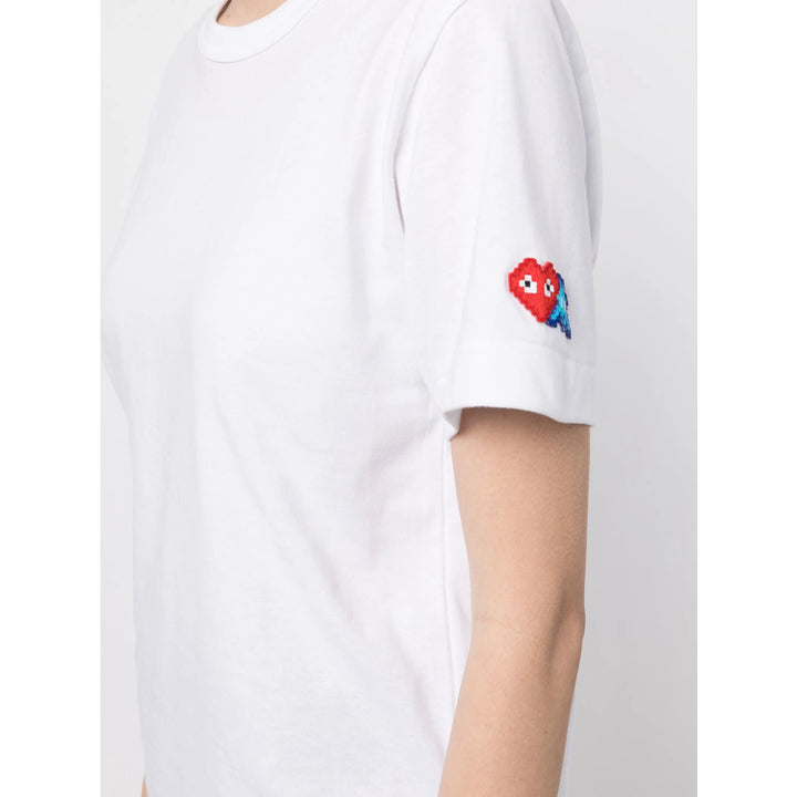 Comme Des GarÇOns Play T Shirts - White | 8188c1a60c772bd6ada488ff75308a6b9f6f1c96