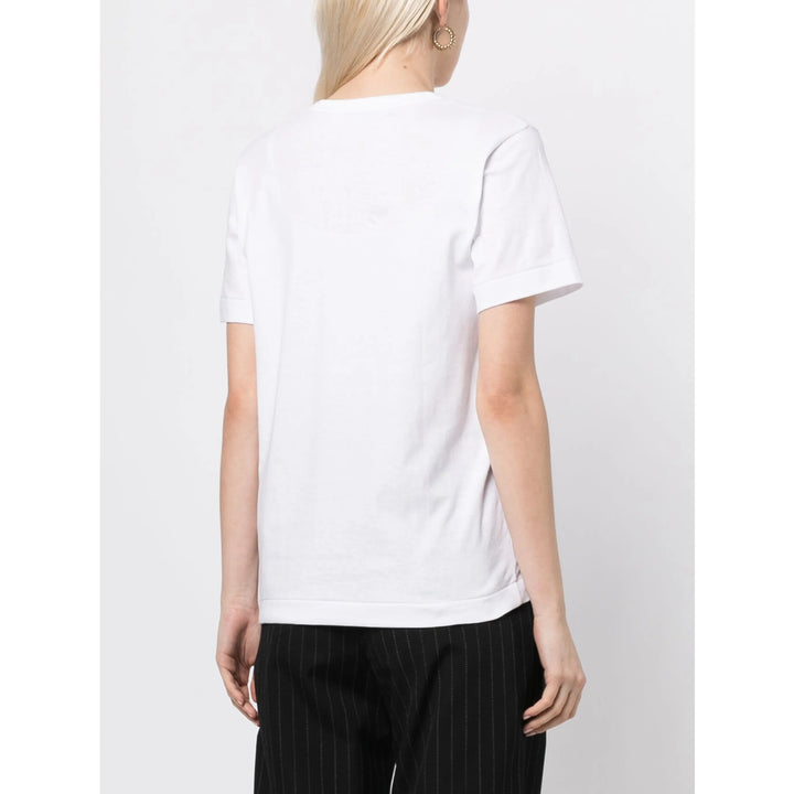Comme Des GarÇOns Play T Shirts - White | 75561818be6368c9089f285bc0a407b6e42e0d23