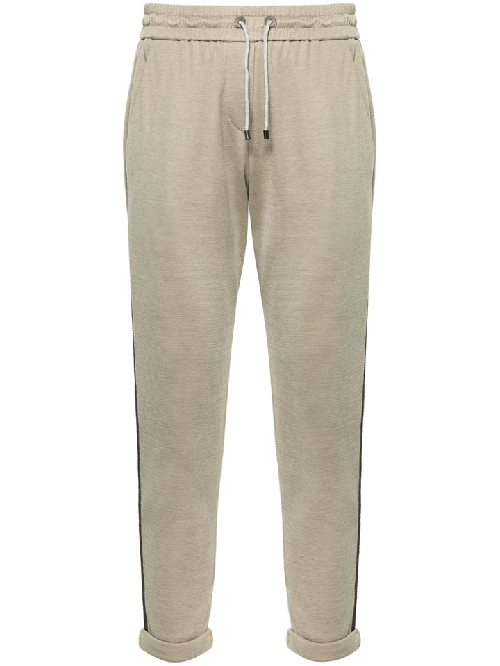 Cropped sports trousers