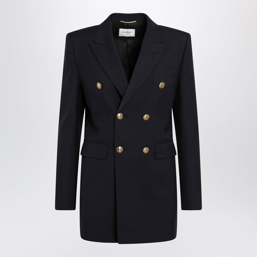 Saint Laurent Coats & Jackets - Blue | a18c960c639897fba6a7ac00cf931879be0663c9