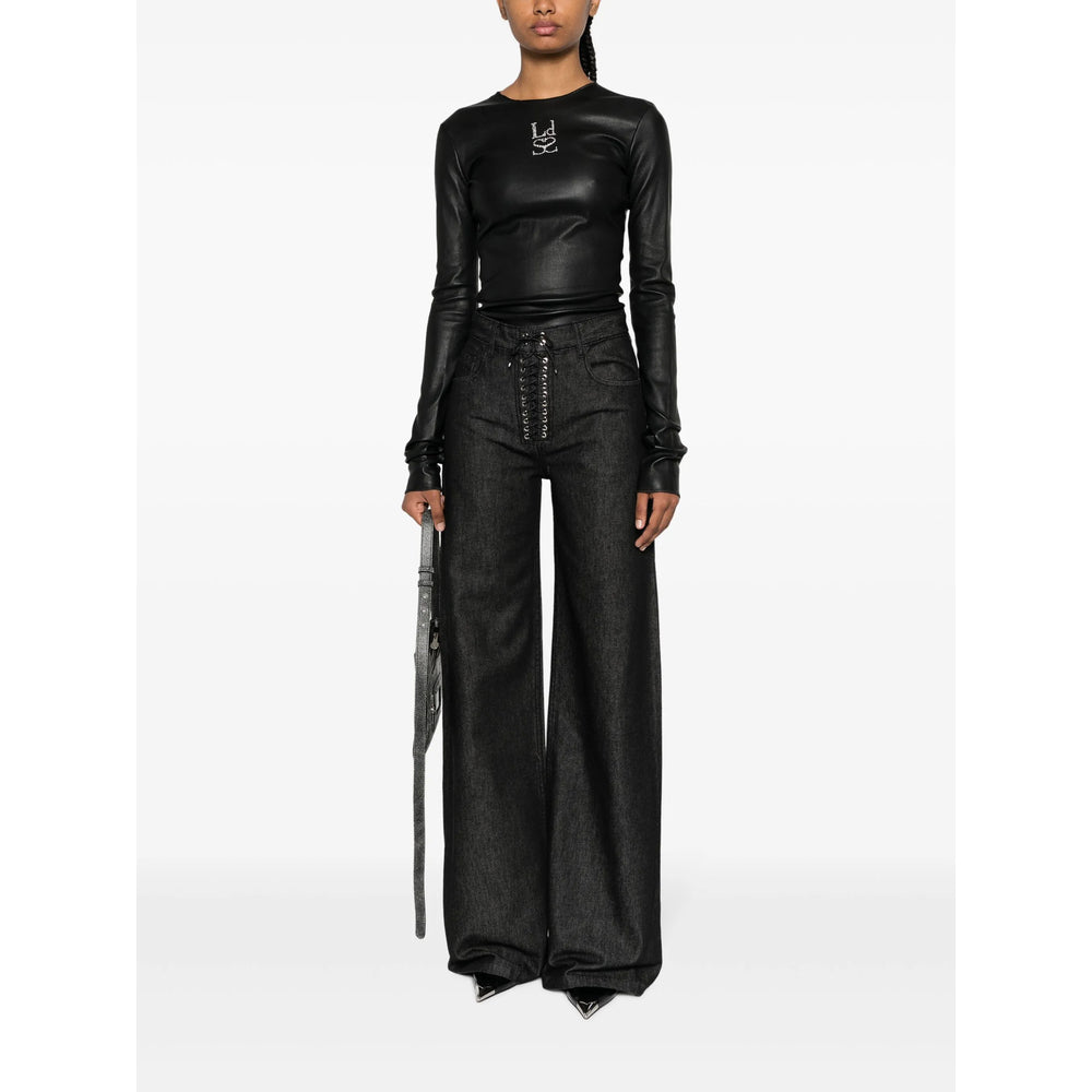 Ludovic De Saint Sernin Tops - Black | 8da72e8ac0aba5a3697045678f63eaa77ae2cf3a